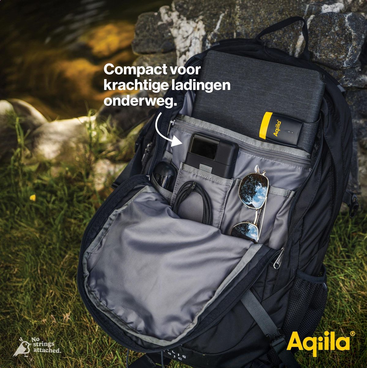 Aqiila Powerbird B20+ PowerBank 65W Black 20.000 mAh