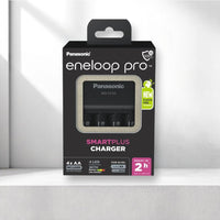 Eneloop CC55 Fast Charger w/ 4X AA 2500 mAh Eneloop Pro