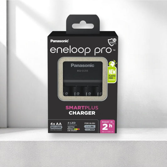 Eneloop CC55 Fast Charger w/ 4X AA 2500 mAh Eneloop Pro