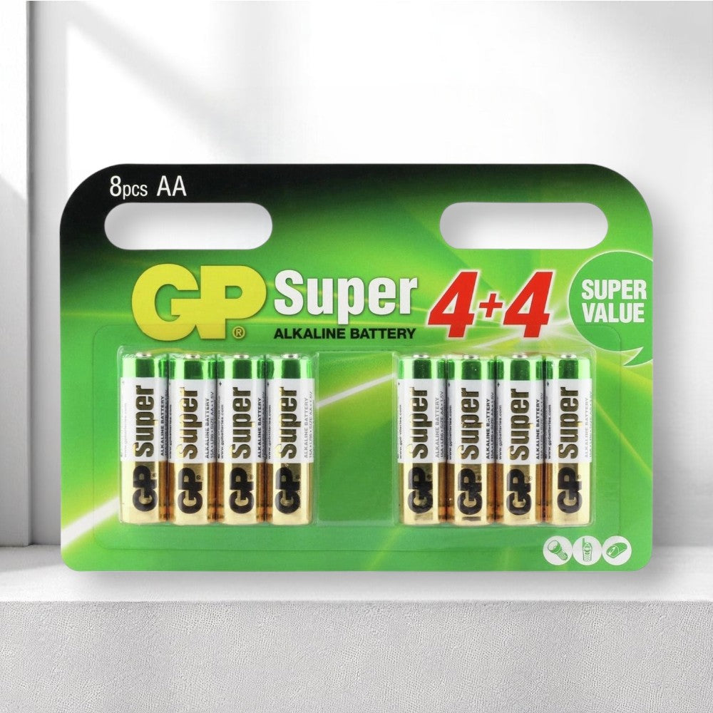 GP Super Alkaline AA X 8 Mignon Blister