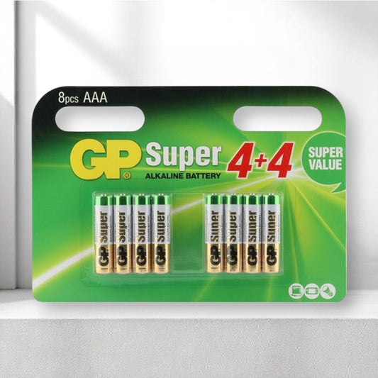 GP Super Alkaline AAA X 8 Micro Blister