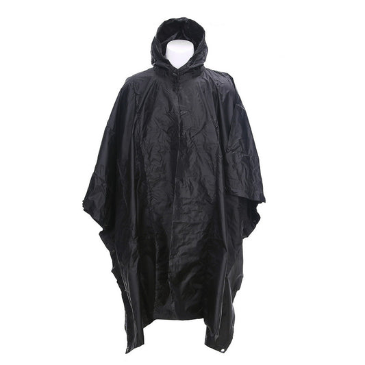 Poncho Ripstop Zwart