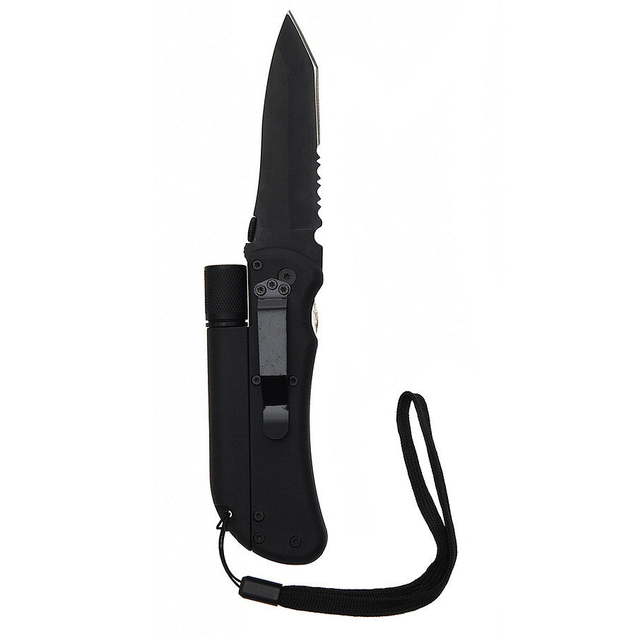 Fosco Industries Survival knife with lamp and fire starter