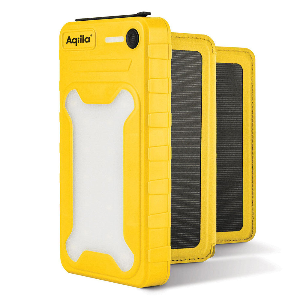 Aqiila Powerbird BS10 Solar Panel PowerBank 20W Yellow 10,000 mAh