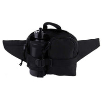 Heuptas met veldfles Zwart