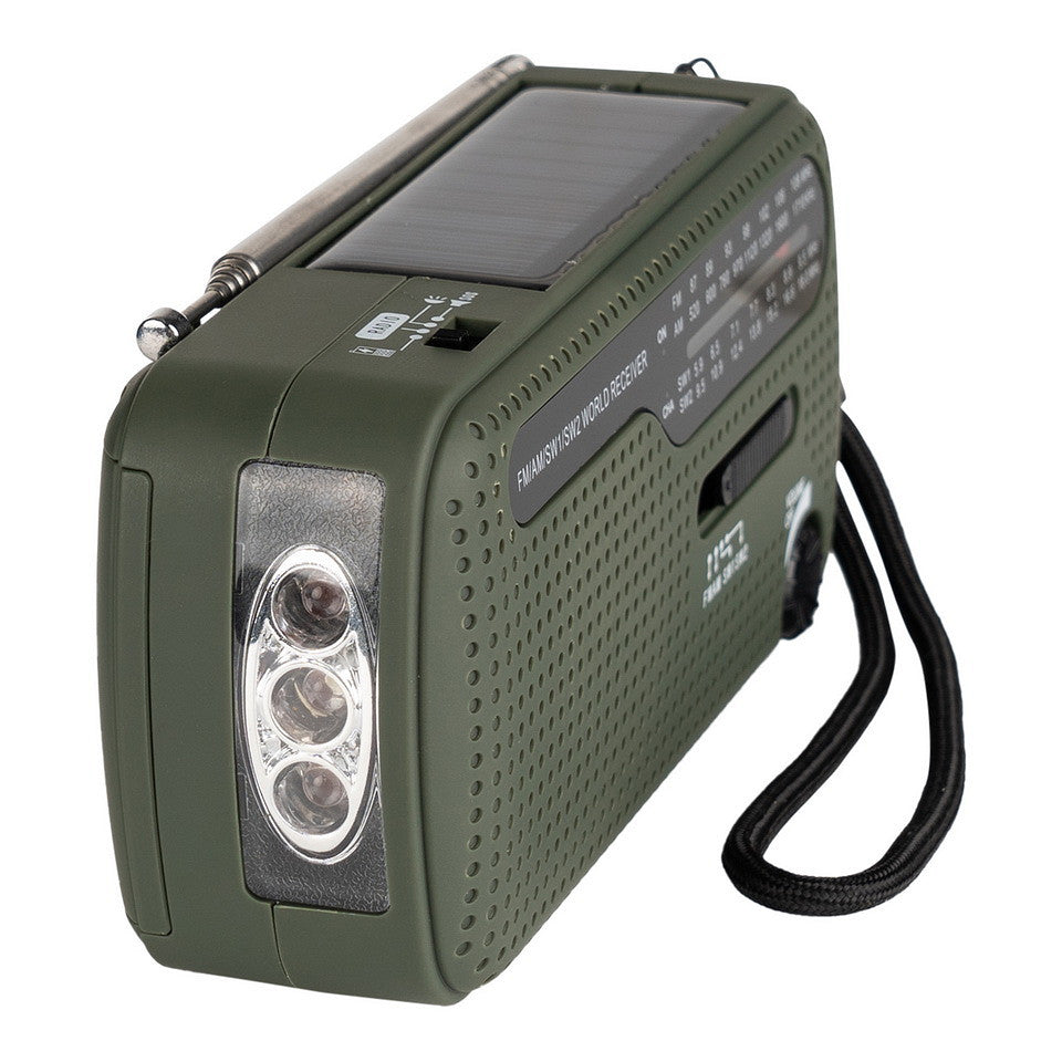 Fosco Survival Radio - SW1/SW2/FM/AM (noodradio op AA batterijen)
