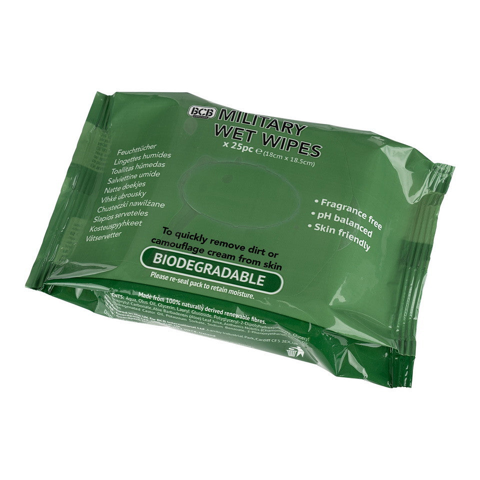 BCB Military wet wipes