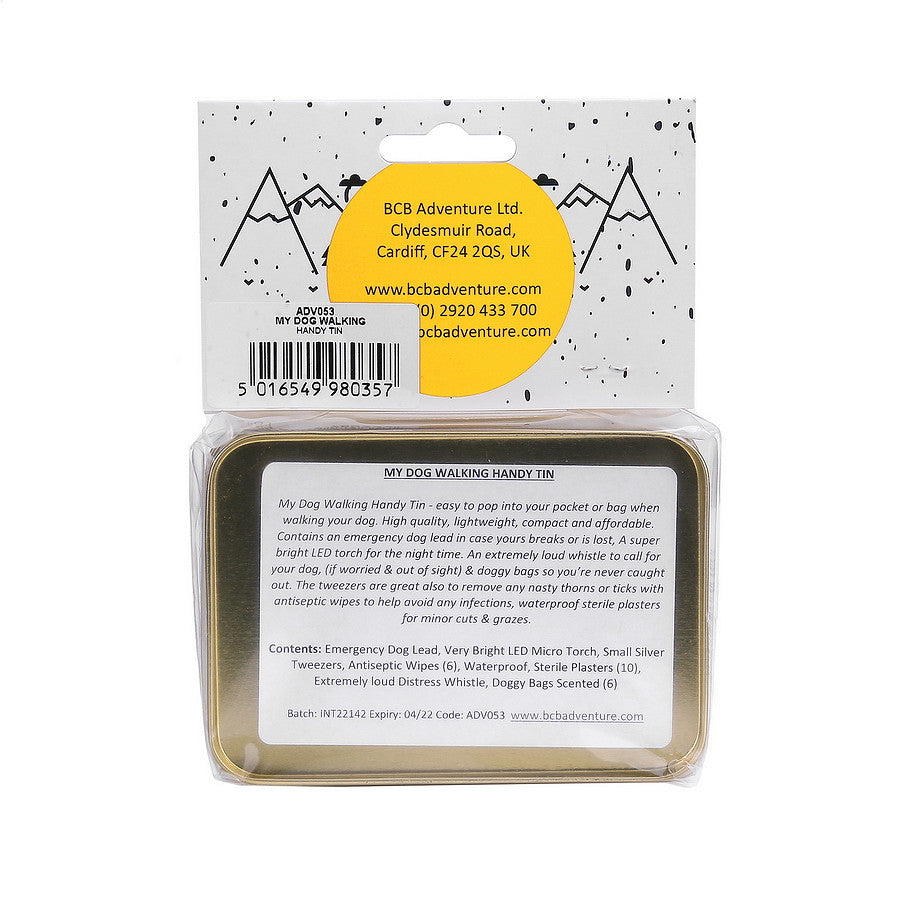 BCB My Dog Walking Tin – De compacte hondenwandelkit