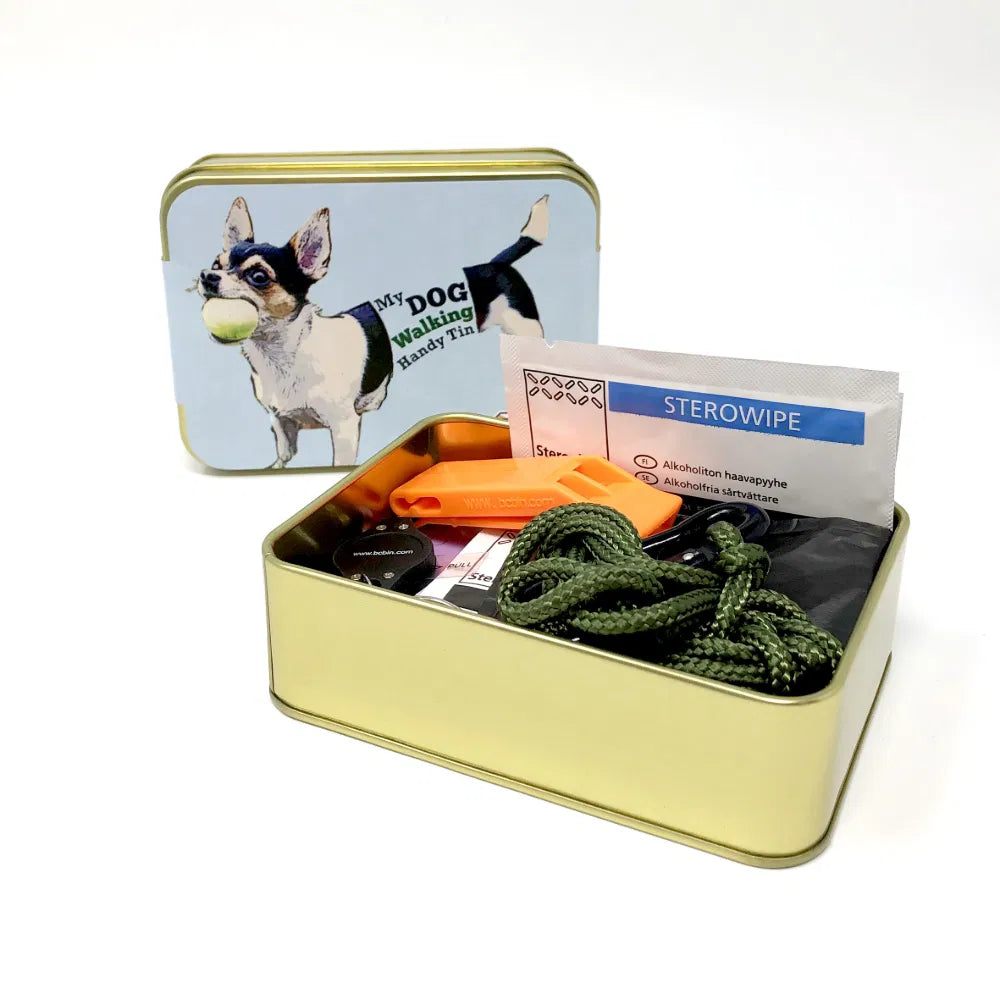 BCB My Dog Walking Tin – De compacte hondenwandelkit