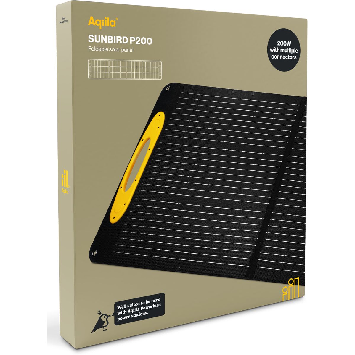 Aqiila Sunbird P200 200W Zonnepaneel