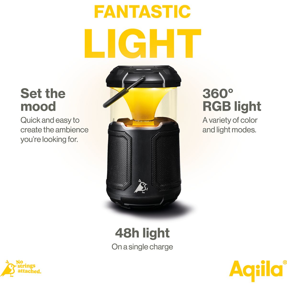 Aqiila SoundBird B10 Lantern Speaker Power Bank