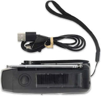 Nedis Emergency Radio AM/FM with Powerbank (black)