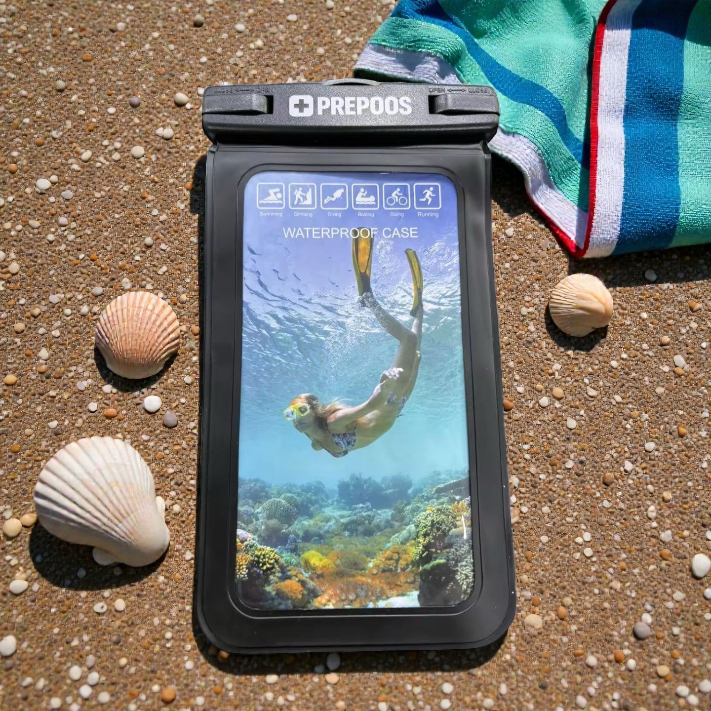 Prepoos waterdicht telefoon hoesje