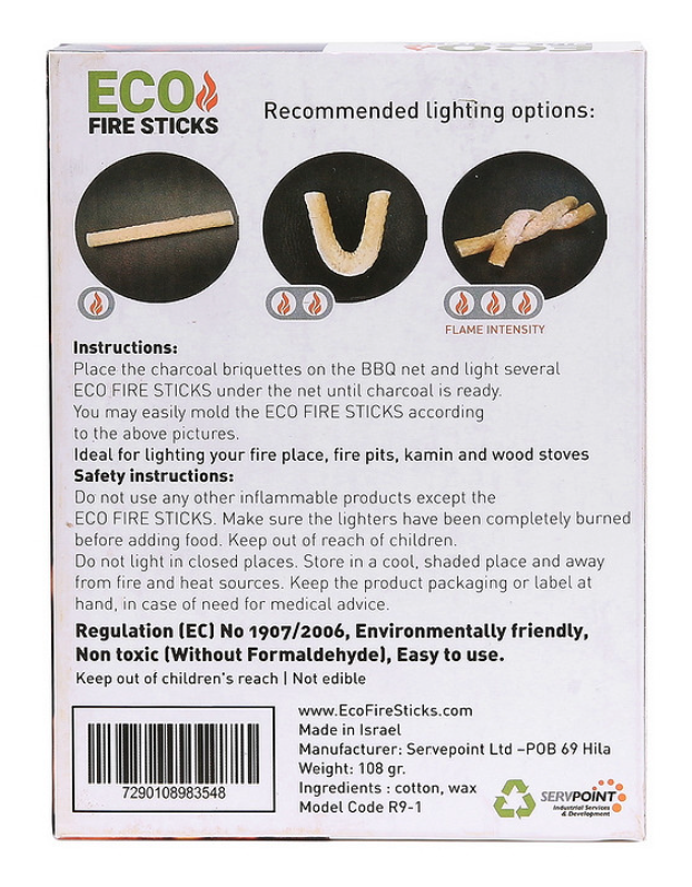 Eco Vuursticks – 18 stuks